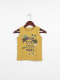 Name It "Basic Needs" Toddler Boys Organic Cotton Beach Tank Top - Size 1-1.5 Years AB1