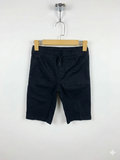 Destination Boys Classic Black Canvas Deck Shorts - Size Estimated Age 9 Years AB1