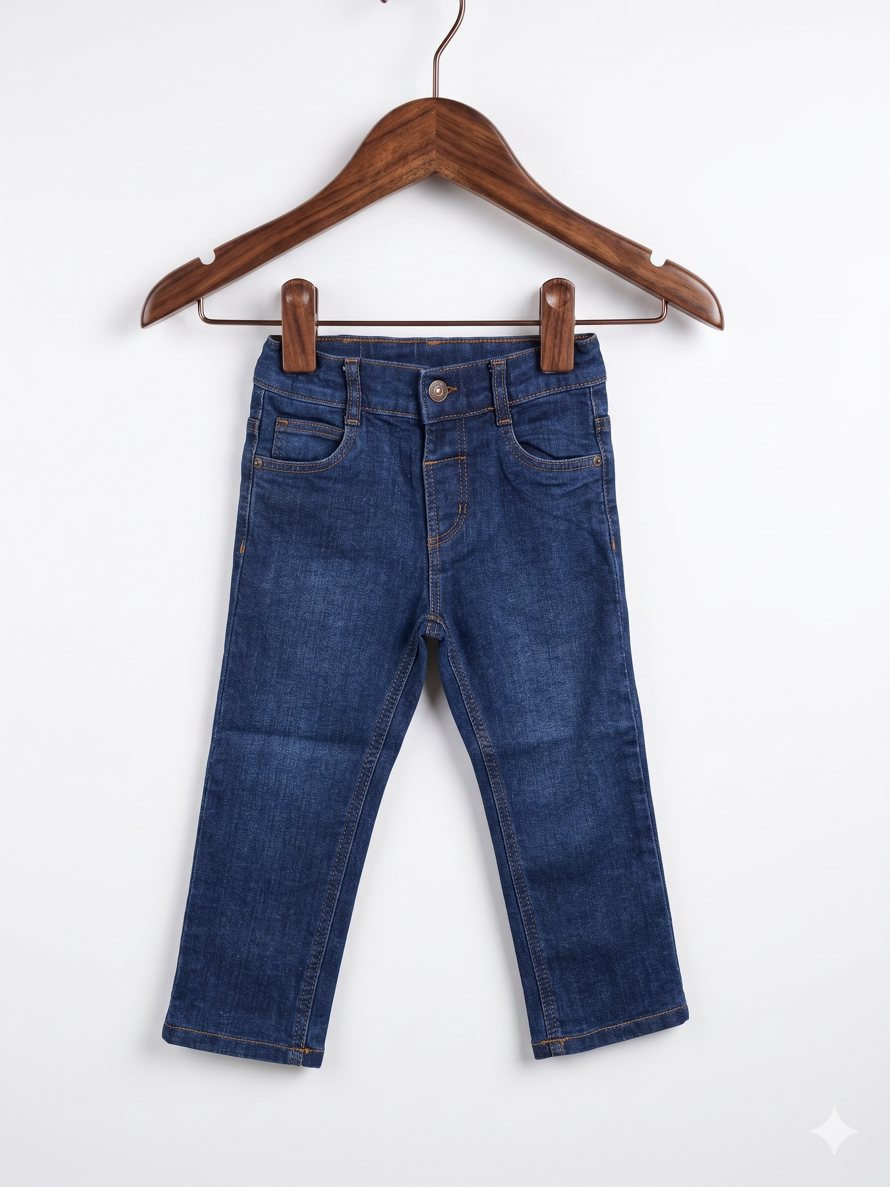Baby C&A Slim Fit Dark Wash Denim Jeans - Size 2-3 Years AB1