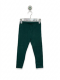 Tu Kids Forest Green Essential Cotton Stretch Leggings - Size 5 Years AB1
