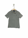 Polo Ralph Lauren Boys Heather Grey Classic Mesh Polo Shirt - Size 7 AB1