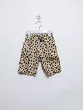 BREEZE Boys Tan/Brown "Leopard Print" Casual Shorts - Size 110 (Estimated Age 5-6 Years) AB2