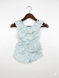 George Toddler Girls Lemon Print Ruffle Romper - Size 4T AB1