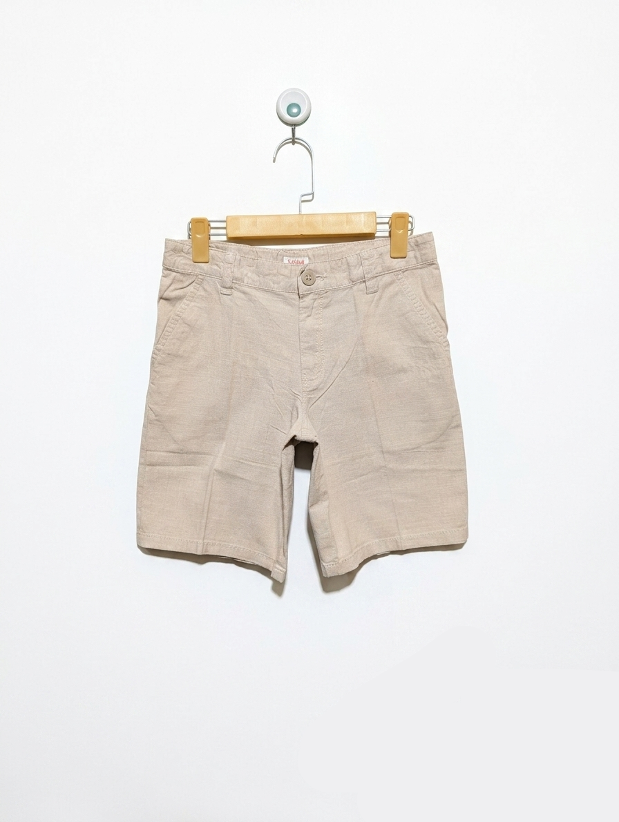 Cat & Jack Boys Beige Classic Chino Shorts - Size 14 Estimated Age 14 Years AB2
