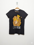 FB Sister Girls Black "The Lion King" Graphic Tee - Size XS Estimated Age 16 Years AB1