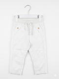 Kiabi Baby Boy White Comfort Twill Jogger Pants AB1