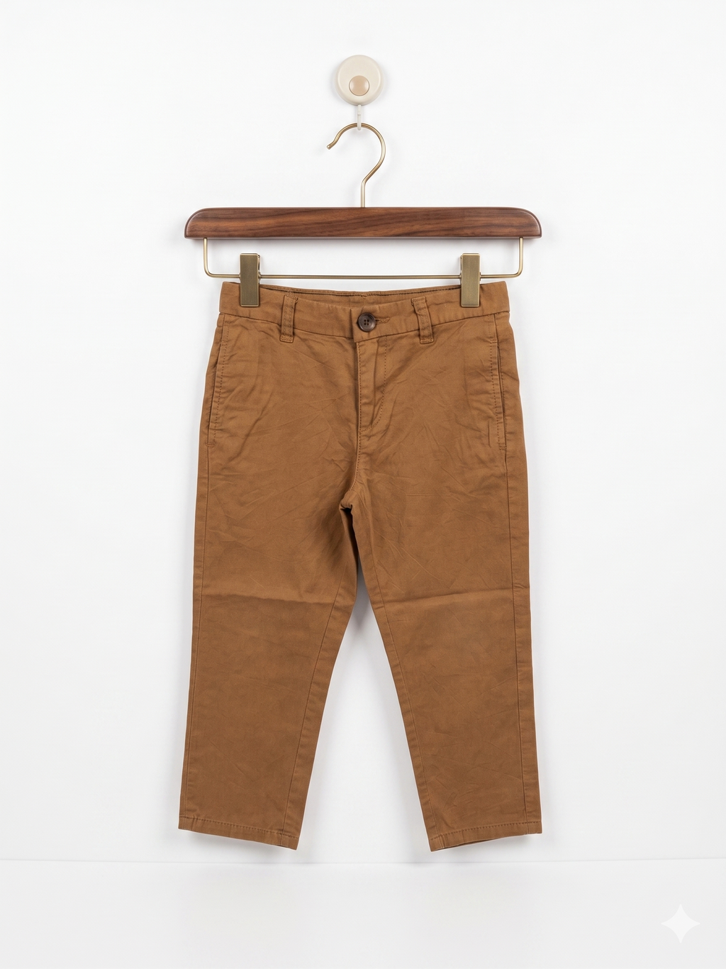 H&M Baby Boy Tobacco Brown Chino Trousers - Size 2-3 Years AB1