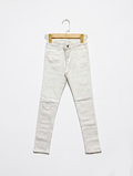 Les Essentiels de Monoprix Girls Classic White Slim Pants - Size 10 (Estimated Age 9-10 Years) AB2