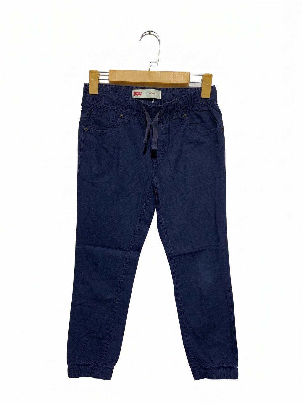 Levi’s Boys Navy Blue Ripstop Cotton Jogger Pants - Size Estimated Age 8-10 Years AB1