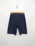 Faded Glory Boys Navy Blue Elastic Waist Comfort Twill Shorts - Size XL/XG (14-16) Estimated Age 14-16 Years AB1