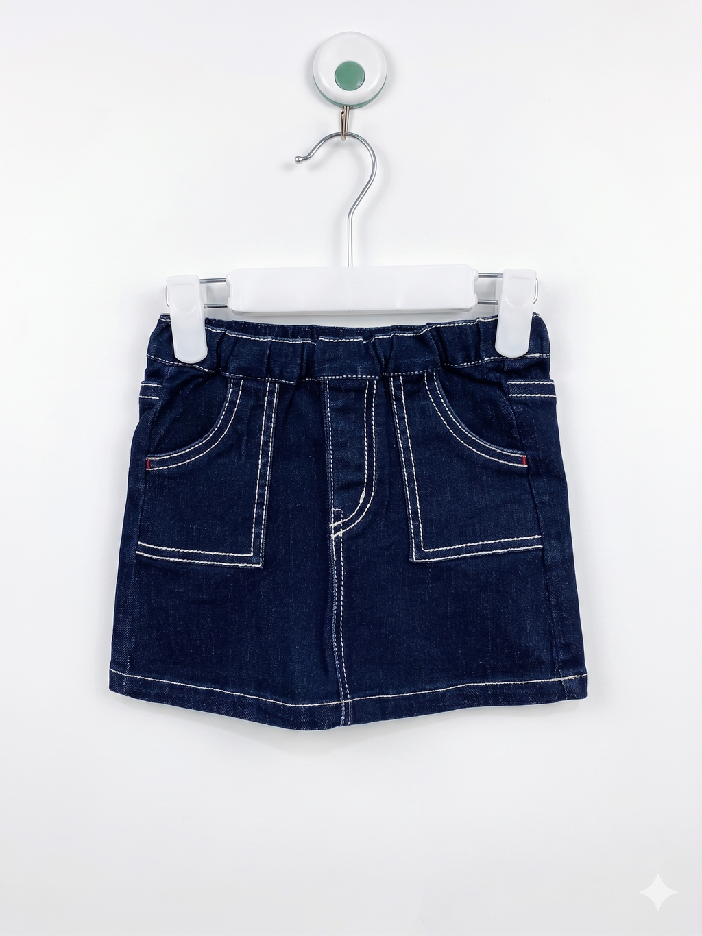 Hot Biscuits Miki House Girls Dark Wash Denim Skirt  1 se 1.5 saal (12-18 months)AB1