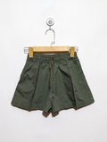 Uniqlo Girls Olive Green Casual Elastic Waist Shorts - Size Medium (Estimated Age 7-8 Years) AB2