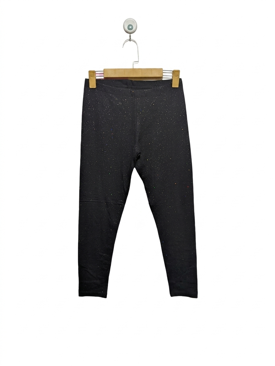 So Girls Black Sparkle "Favorite Legging" - Size XL Estimated Age 14-16 Years AB1