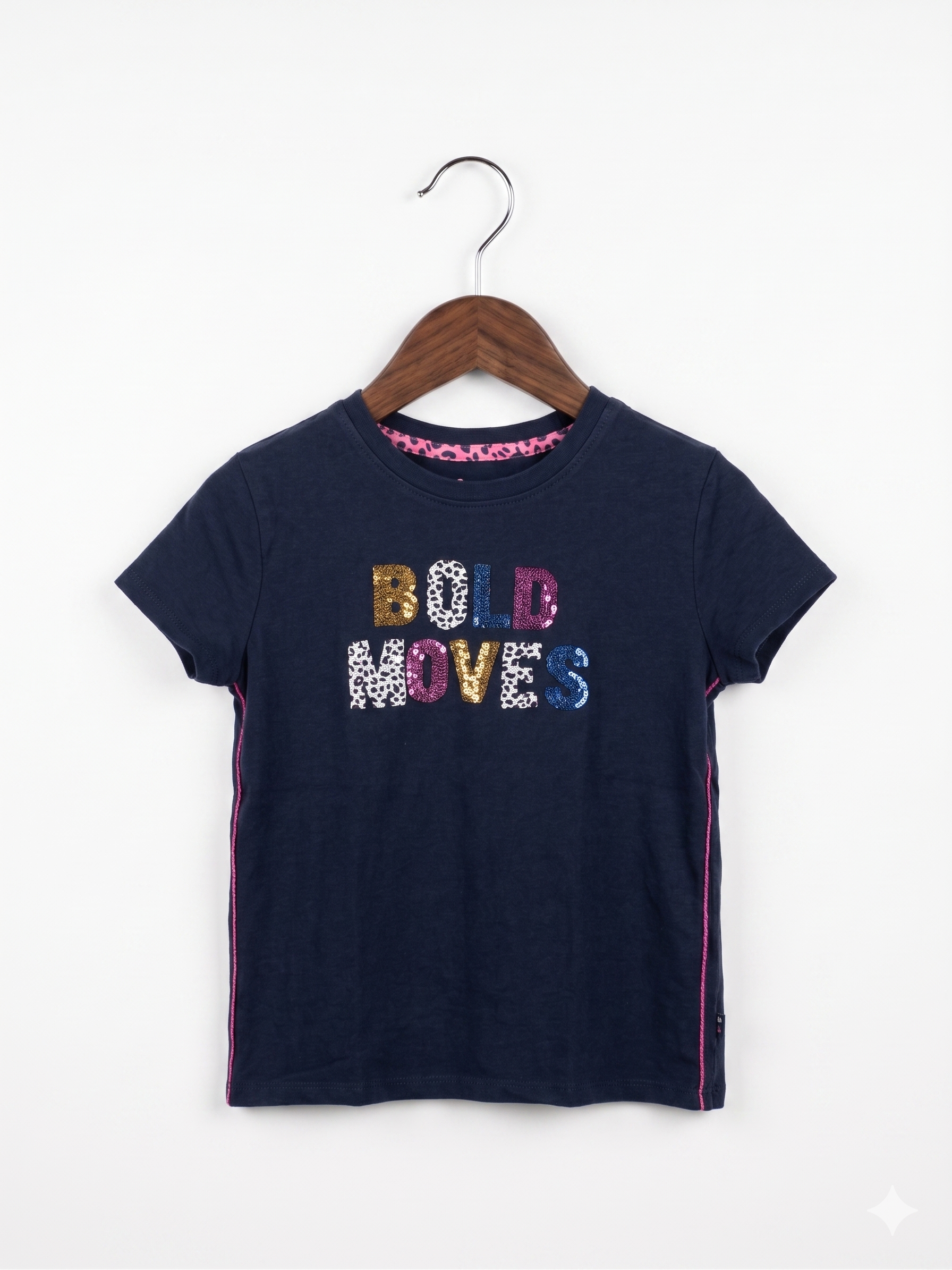WE Fashion Toddler Girls "Bold Moves" Graphic T-Shirt - Size 3-4 Years AB1