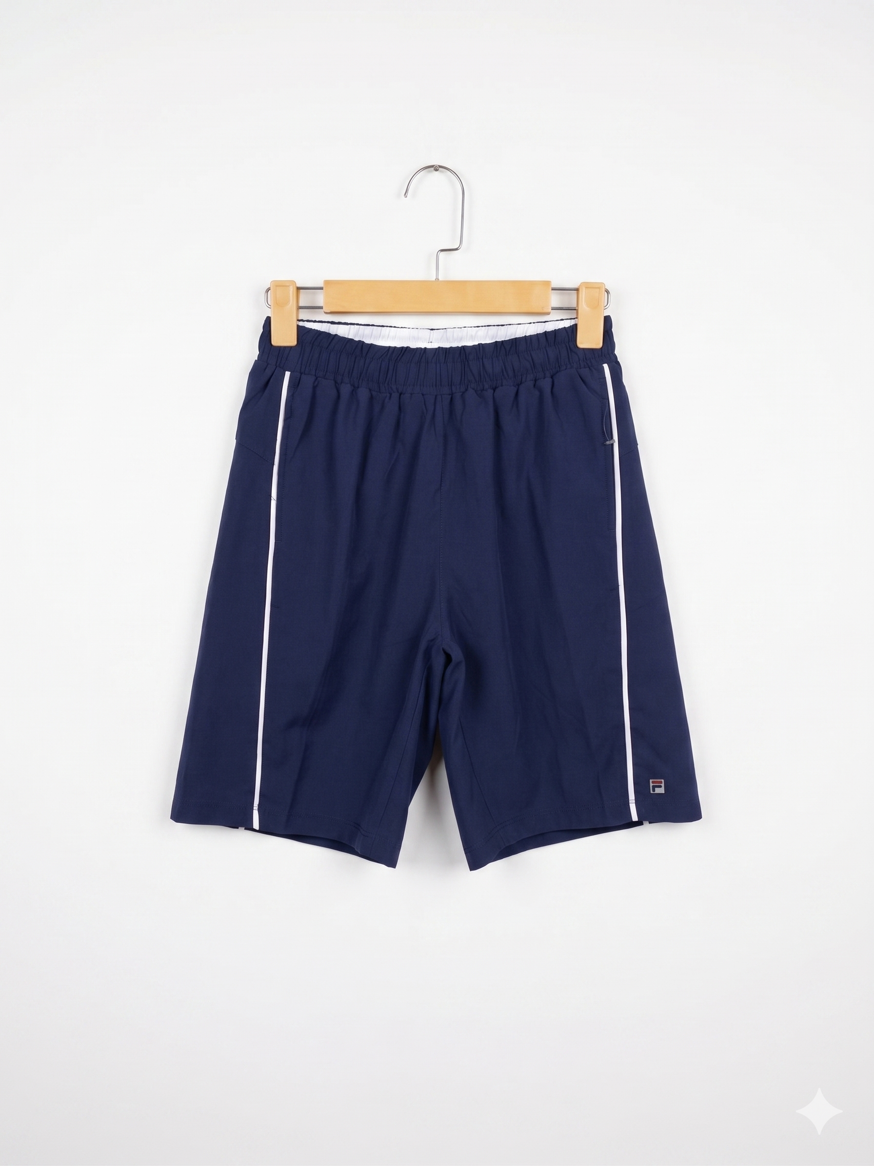 Fila Boys Navy Blue Performance Athletic Shorts - Size Estimated Age 8-10Y AB1