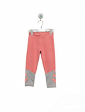 Topolino Girls Coral Pink & Grey Butterfly Leggings - Size 98 Estimated Age 3 Years AB2