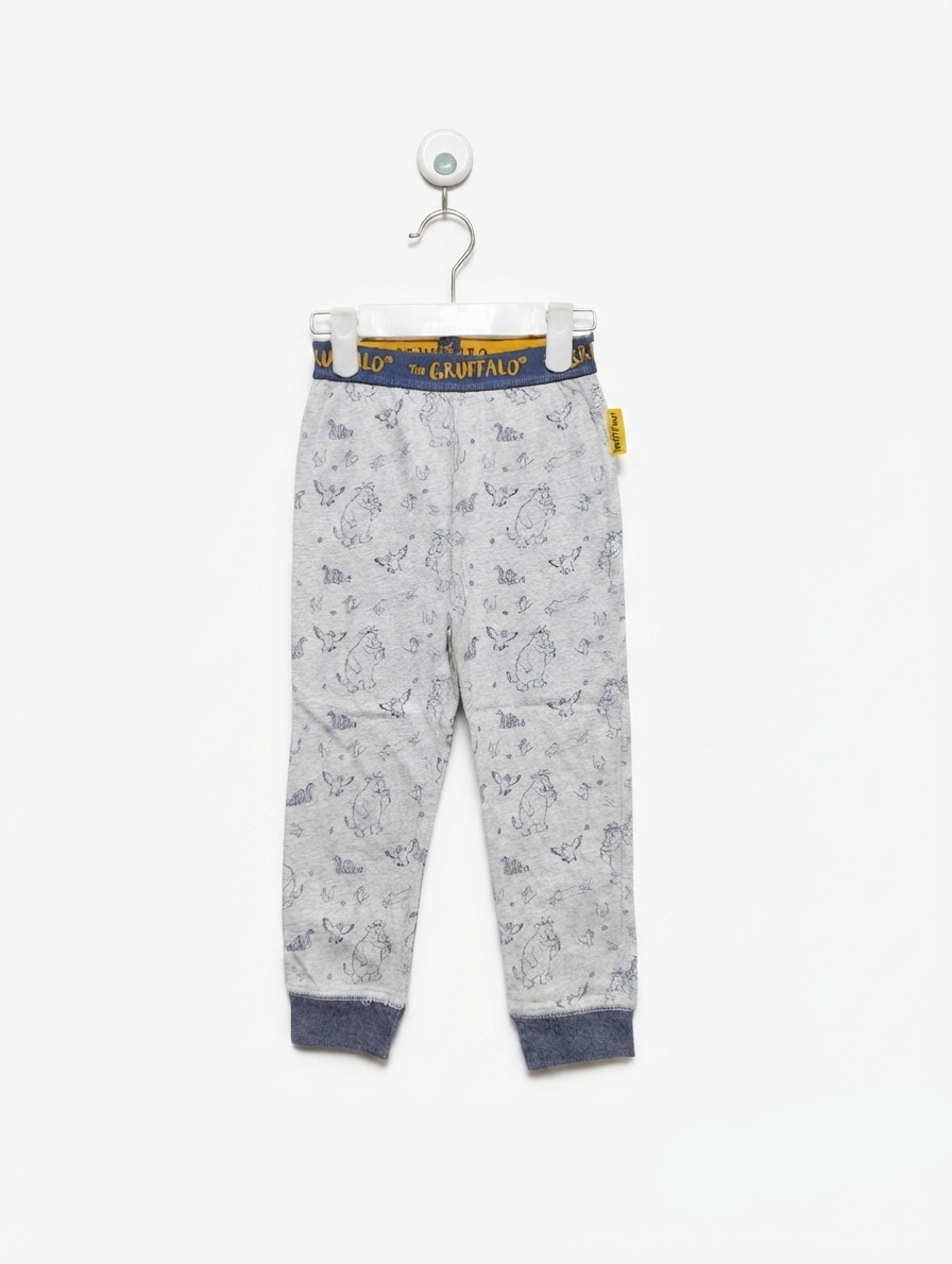 Tu Boys The Gruffalo Grey Character Print Lounge Pants - Size 3-4 Yrs Estimated Age 3-4 Years AB2