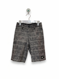 O'Neill Boys Charcoal Grey Hybrid Sublimated Stripe Shorts - Size 8 Years Boy AB1