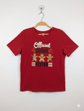 Holiday Time Girls Red "Official Cookie Tester" Graphic Tee - Size XXL Estimated Age -16 Years AB1