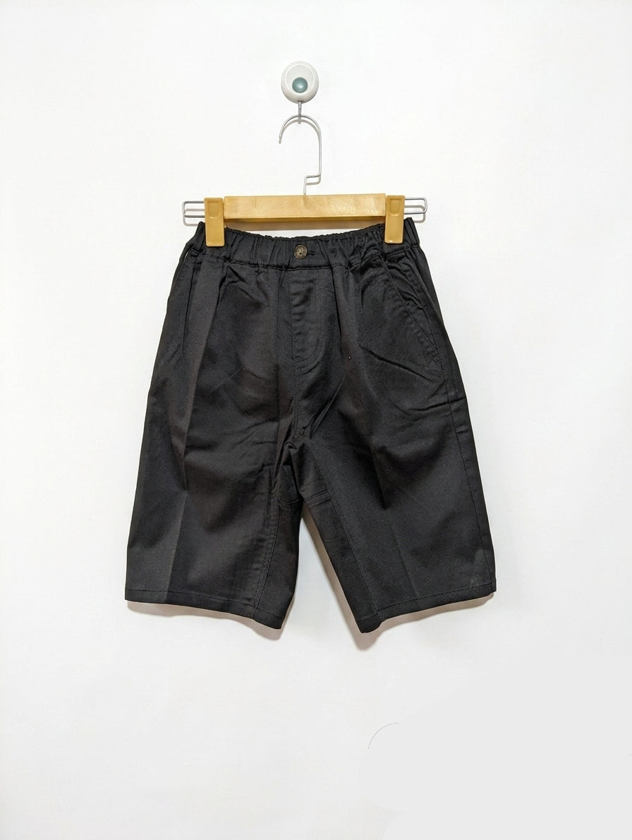 Glazos Boys Black Versatile Casual Shorts - Size 160 cm Estimated Age 13 Years AB2