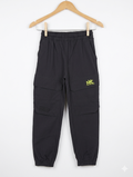 Chapter Young Boys Charcoal Grey "NYC" Cargo Jogger Pants - Size 140 Estimated Age 9-10 Years AB1