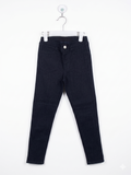HM Girls Black High-Waist Skinny Jeggings - Size 7-8 Years AB1