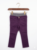 NAVY Kids Purple Comfort Stretch Twill Pants - Size 4-5 Years AB1