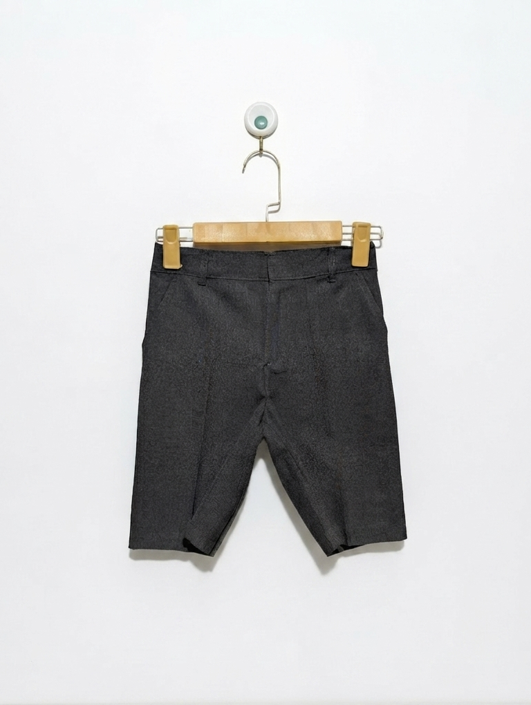 F&F Boys Charcoal Grey Classic Shorts - Size 8-9 Years (Estimated Age 8-9 Years) AB2