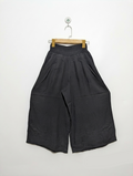 Girls Black "ed-it-ed" Wide-Leg Culotte Trousers - Size Estimated Age 8 Years AB2