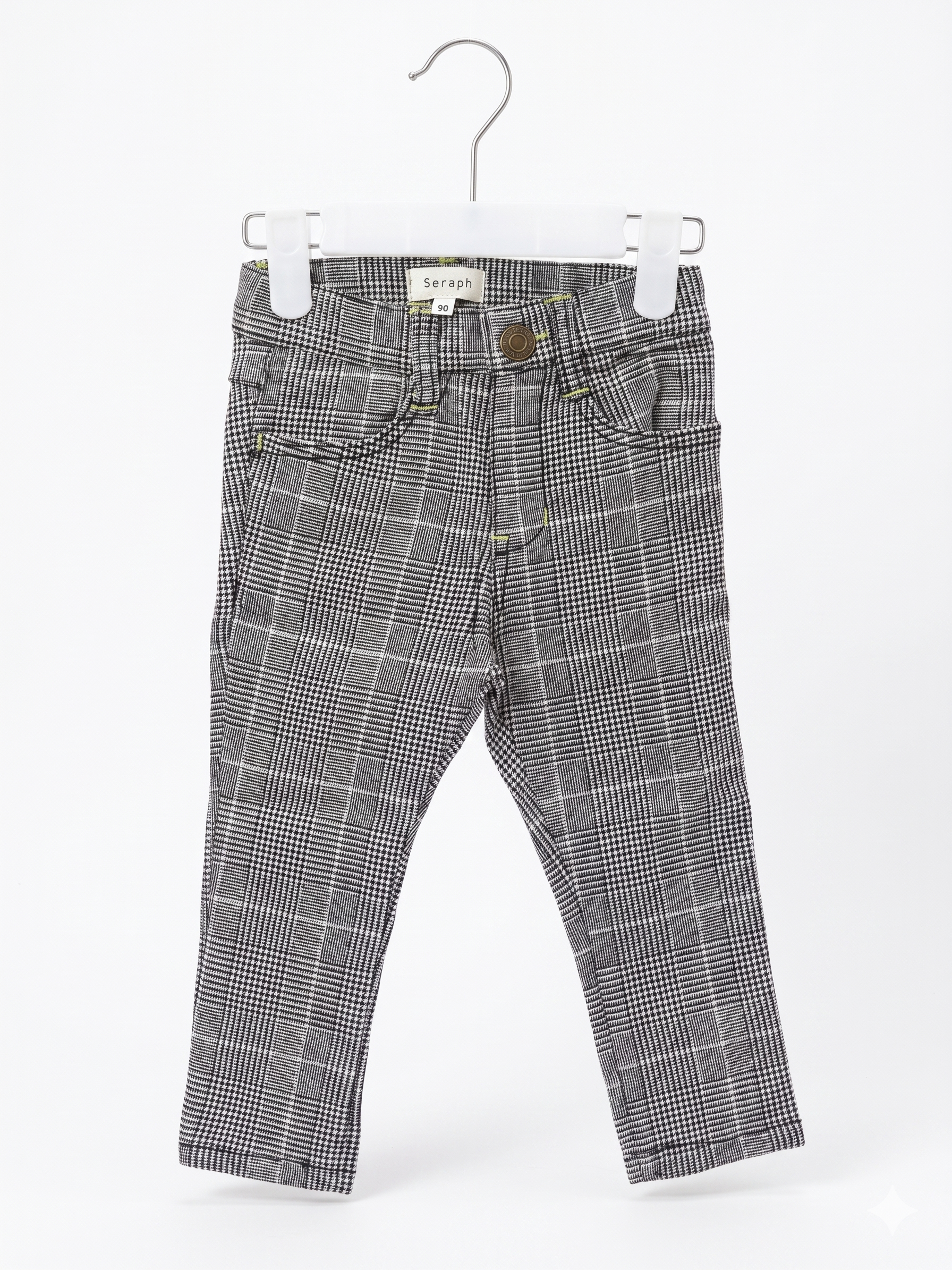 Seraph Kids Plaid Check Trousers Size: 90 (Approx. 18-24 Months / 2T) AB1