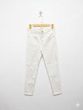 Koton Jeans Girls/Teen White "Kate" Slim-Fit Denim Pants - Size Estimated Age 14-15 Years AB1