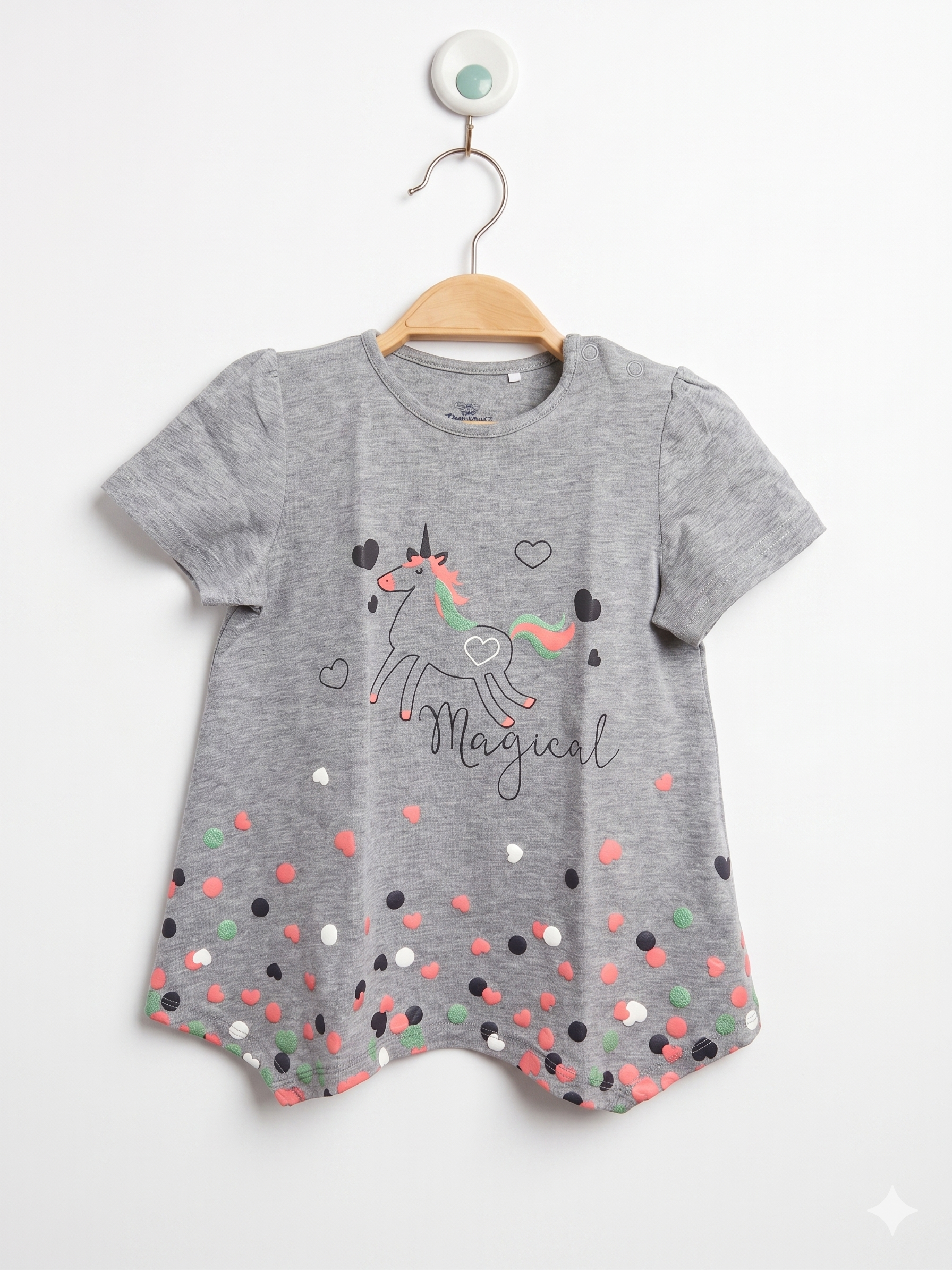 Topomini Baby Girl "Cool & Cute" Graphic Tee AB1