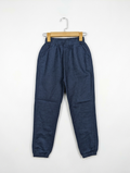 Cunyi Kids Unisex Casual Blue Linen-Blend Joggers - Size Estimated Age 11-12 Years AB2