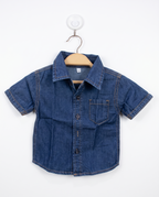 Baby Boy Classic Indigo Denim Shirt - Size 68 (3-6 Months) AB1