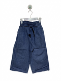 Girls' Japanese Boutique Paperbag Waist Denim Culottes - Size 4-5 Years AB1