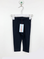 Cat & Jack Baby Girls Solid Black Basic Cotton Leggings Size 12M AB1