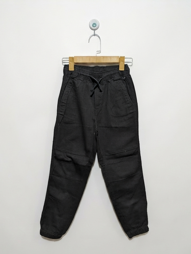 H&M Boys Charcoal Grey "Jogger Pull-On" Pants - Size 8 (Estimated Age 8-9 Years) AB2
