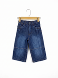 Kids and Friends Boys Mid-Wash Denim Straight Leg Capri Jeans - Size Estimated Age 9 Years AB1
