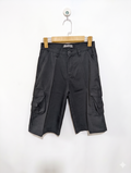 Jeanetix Boys Charcoal Black Ripstop Cargo Shorts - Size 14 (Estimated Age 13-14 Years) AB1