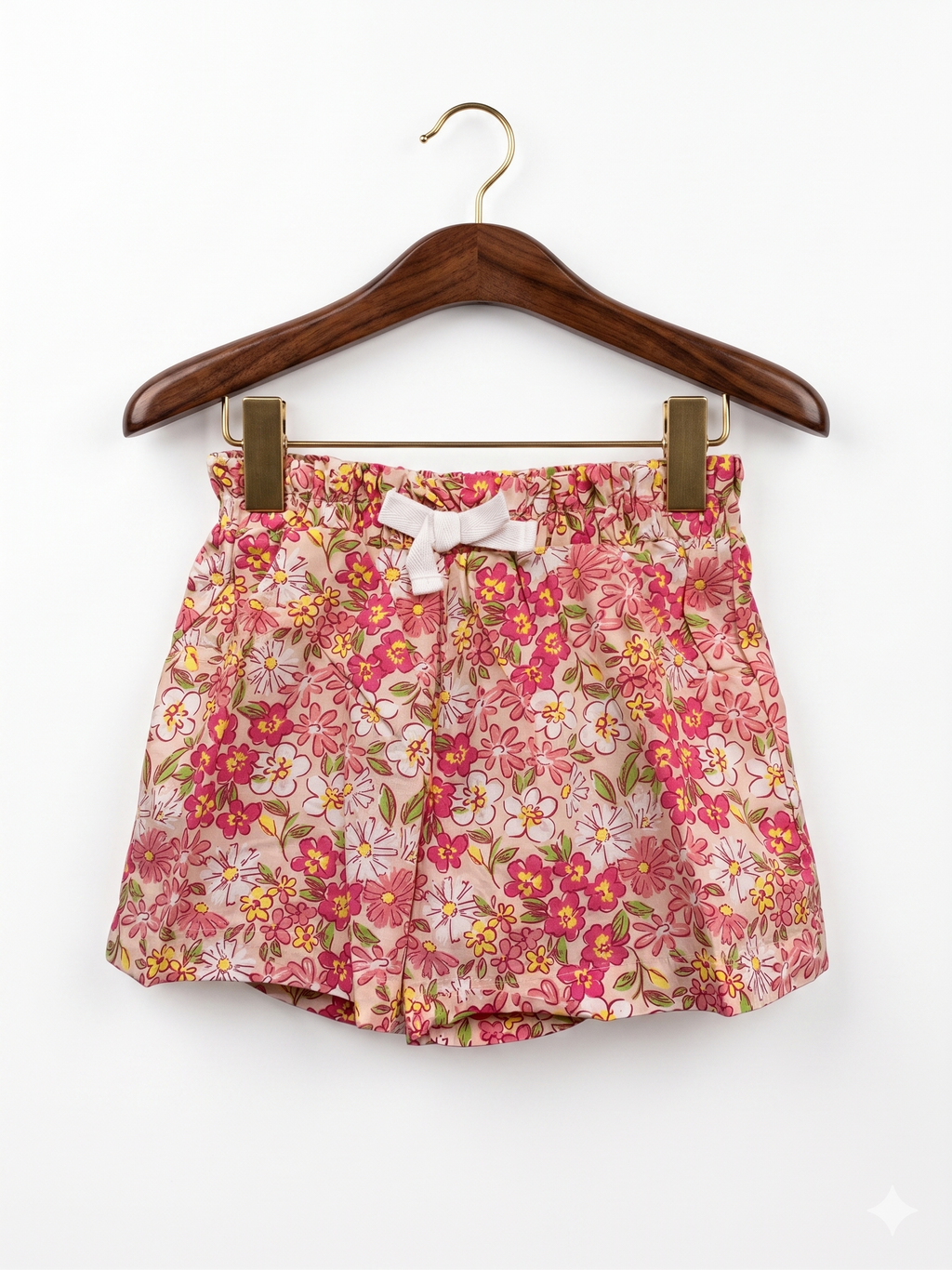 Isaac Mizrahi New York Baby Girls Floral Cotton Shorts - Size 18 Months AB1