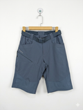 Quechua Decathlon Boys Slate Blue Quick-Dry Hiking Trekking Shorts with Belt - Size 170/72A Estimated Age 14-15 Years AB1