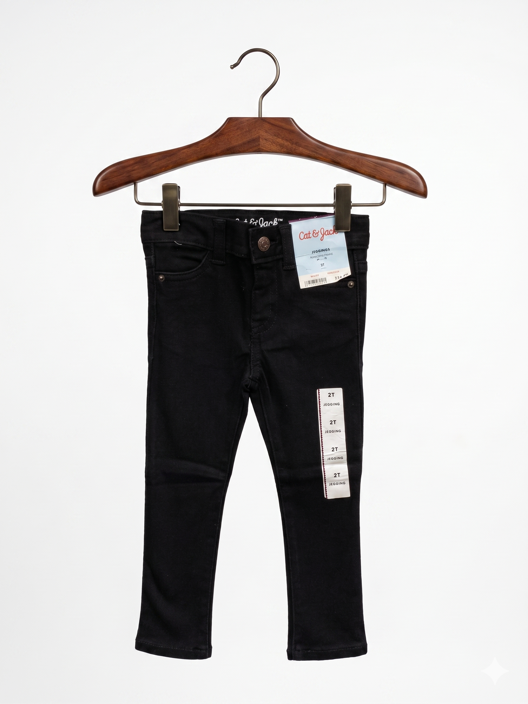 Cat & Jack Toddler Boys' Skinny Fit Jeggings - Black Size 2T AB1