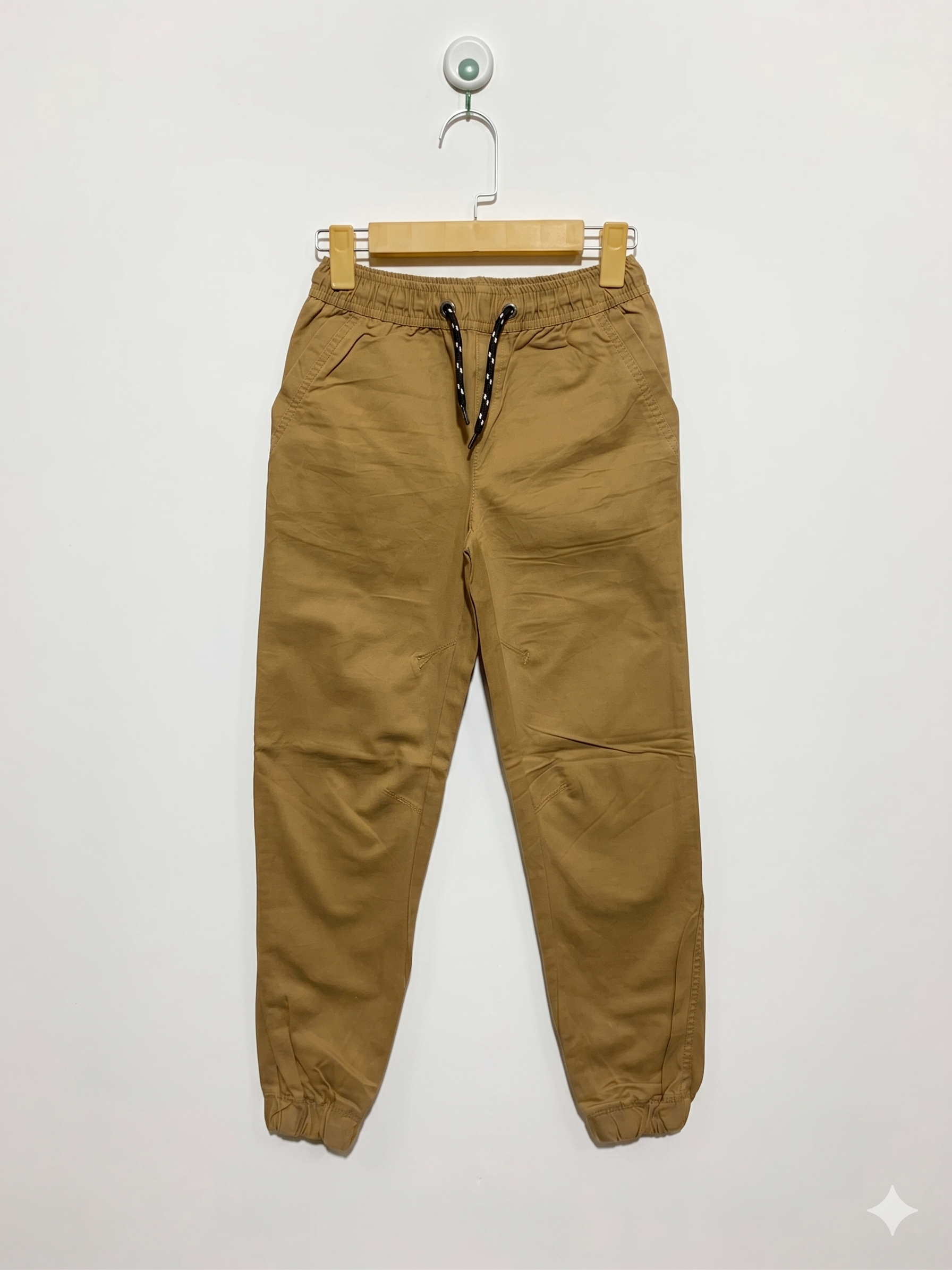 Chapter Young Boys Khaki Chino Jogger Pants - Size 146 (Estimated Age 10-11Y) AB1