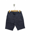 IZOD Boys Navy Blue School Uniform Chino Shorts - Size 16.5 Plus (Estimated Age 14-16) AB1