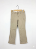 Faded Glory Girls Classic Khaki Straight Leg Chinos - Size Estimated Age 10 Years AB1