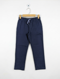 Wonder Nation Boys Navy Blue "Everyday" Pull-On Pants - Size Estimated Age 10-12 Years AB2