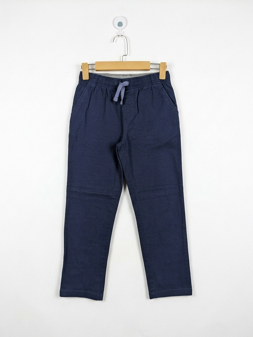 Wonder Nation Boys Navy Blue "Everyday" Pull-On Pants - Size Estimated Age 10-12 Years AB2