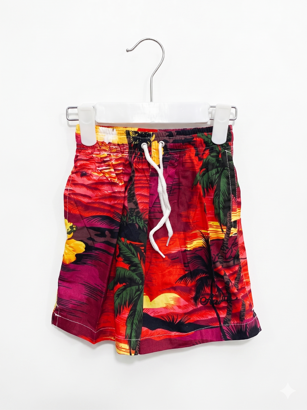 Aloha Tropical Sunset Kids' Cotton Shorts AB1