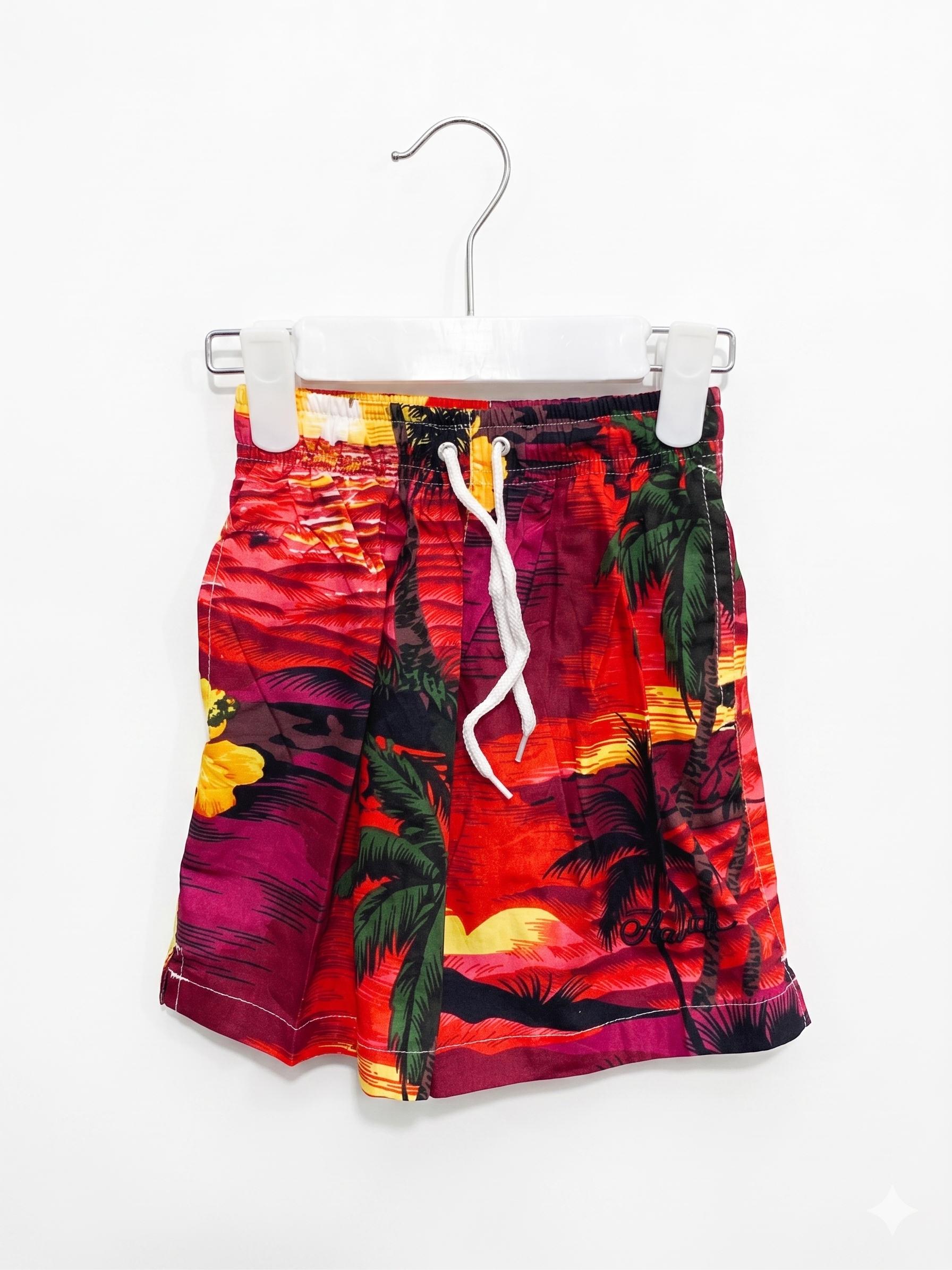 Aloha Tropical Sunset Kids' Cotton Shorts AB1