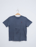 Next Boys Navy Blue Basic T-Shirt - Size 8 Years, Estimated Age 8 Years AB2